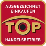 Siegel „Ausgezeichnet Einkaufen – Top Betrieb“