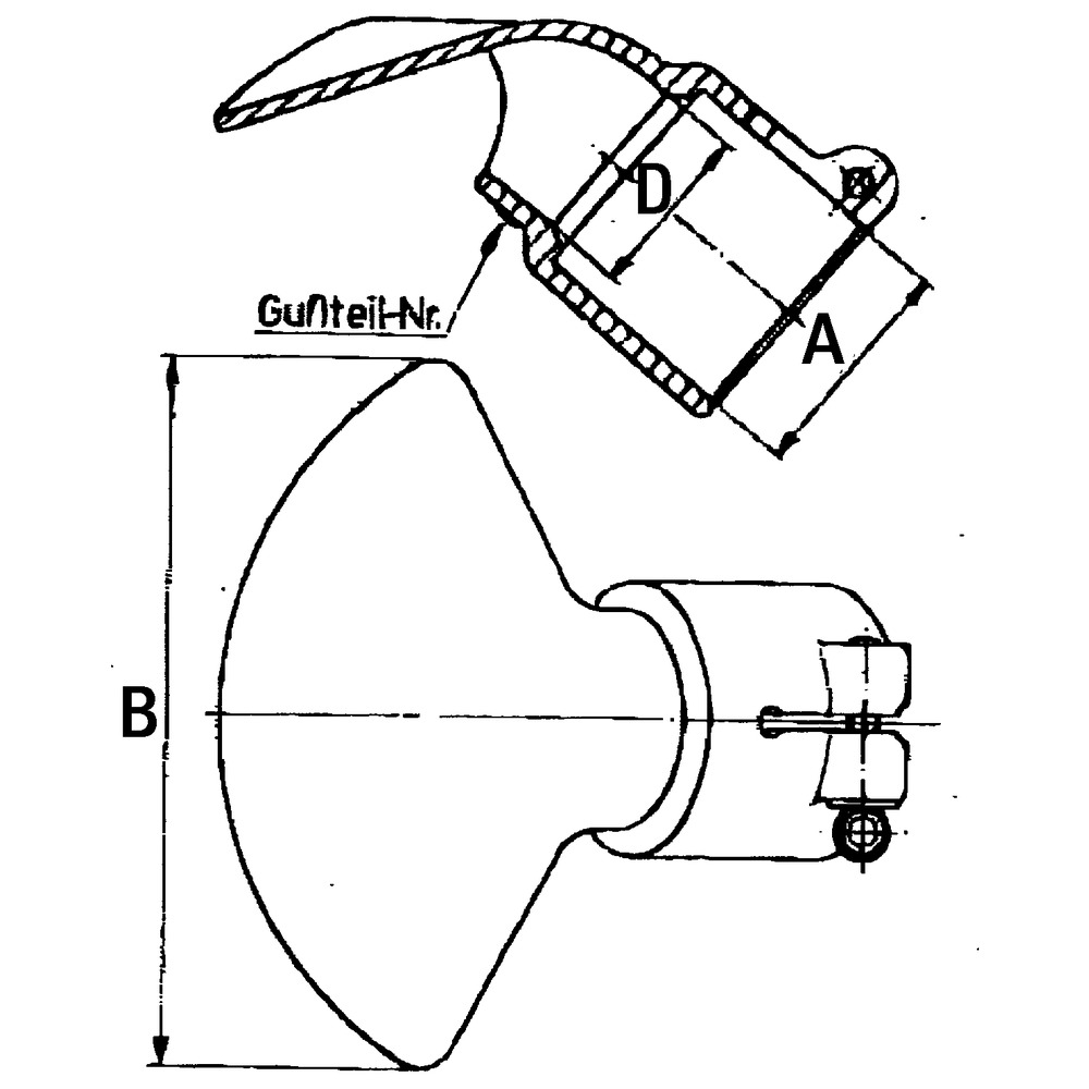 Breitverteilerdüse, Streubreite 12 m