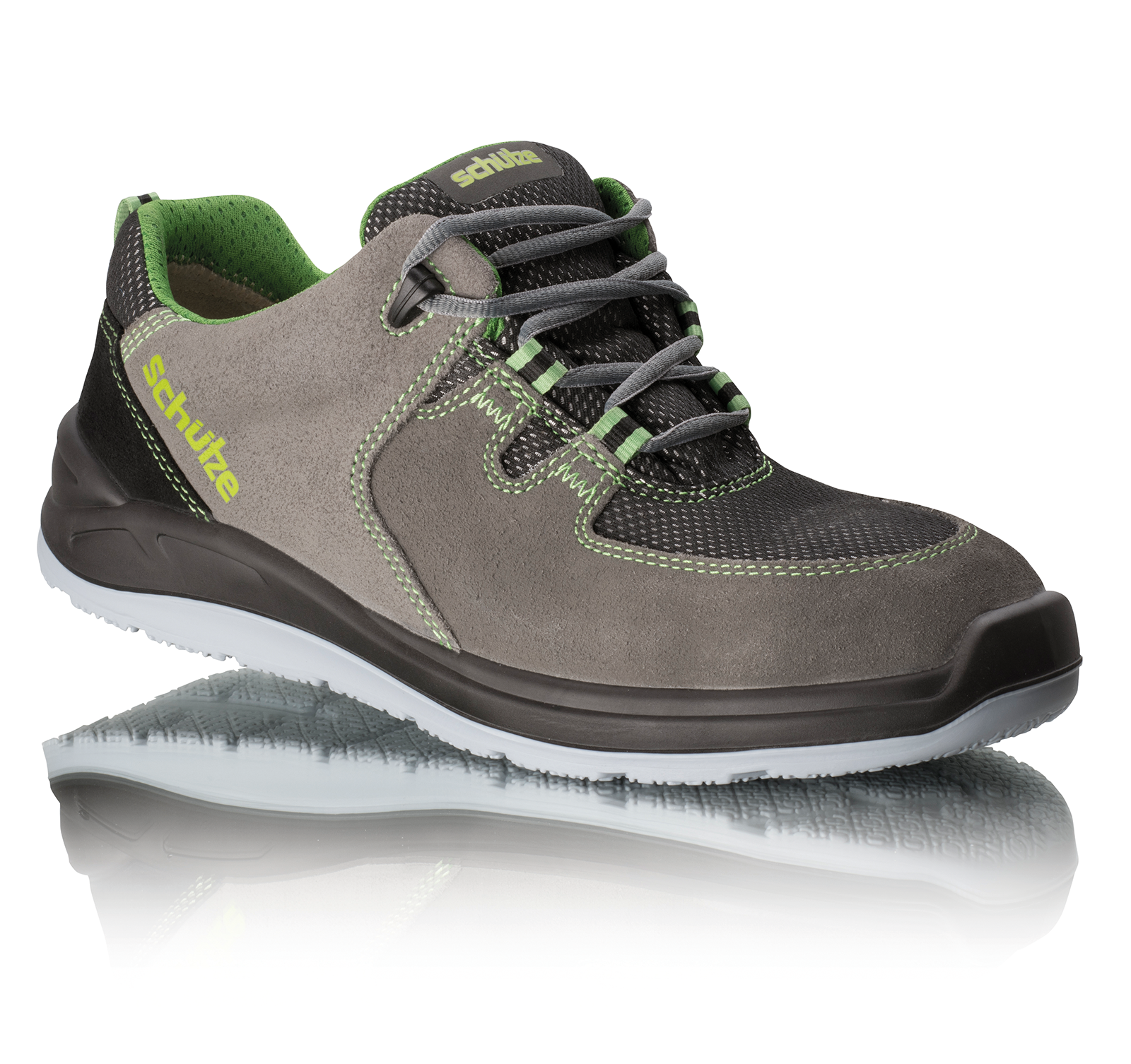 Sicherheitshalbschuh-Arbeitsschuh S3 Treaker ESD HS grau leicht, sportlich und bequem