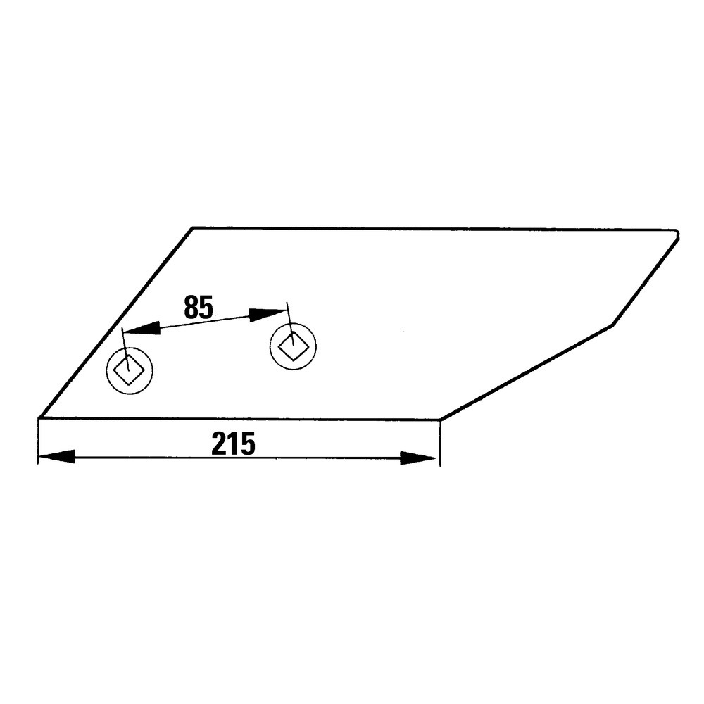 Scharspitze B2SP beschichtet