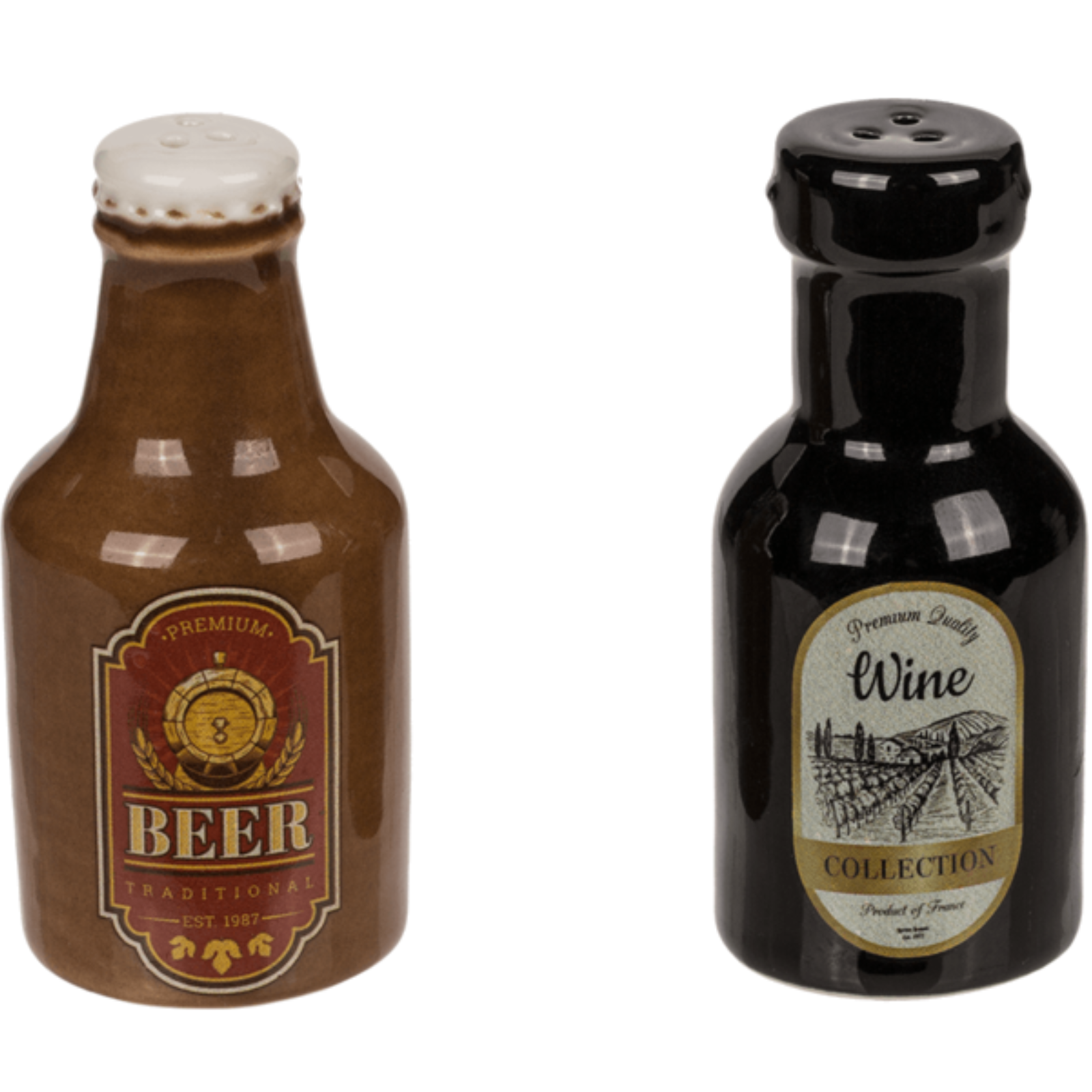  Salz und Pfefferstreuer Bier & Wein  