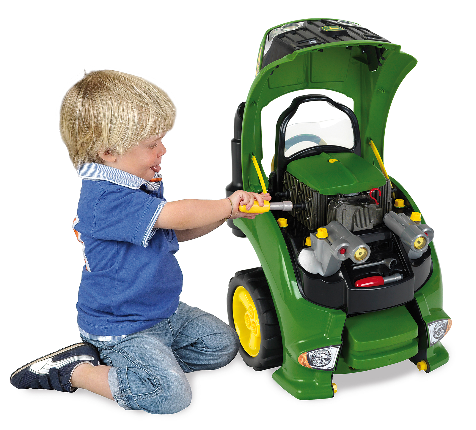 Motormontagetraktor John Deere
