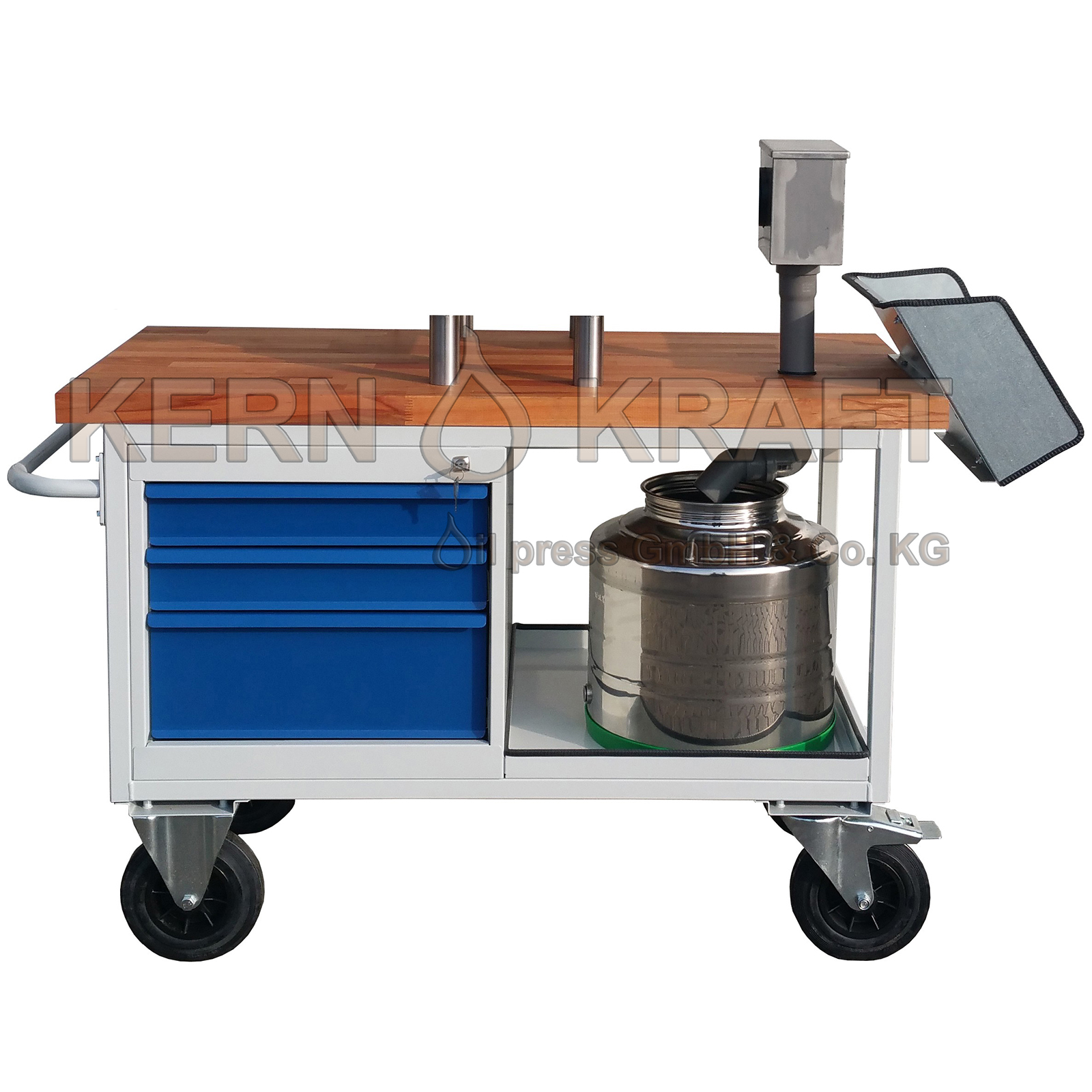 chariot presse-huile