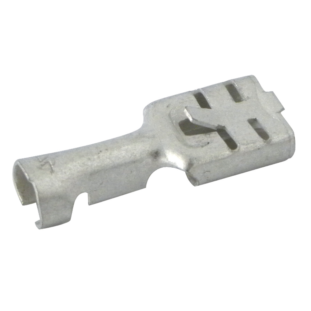 Flat receptacle with lock