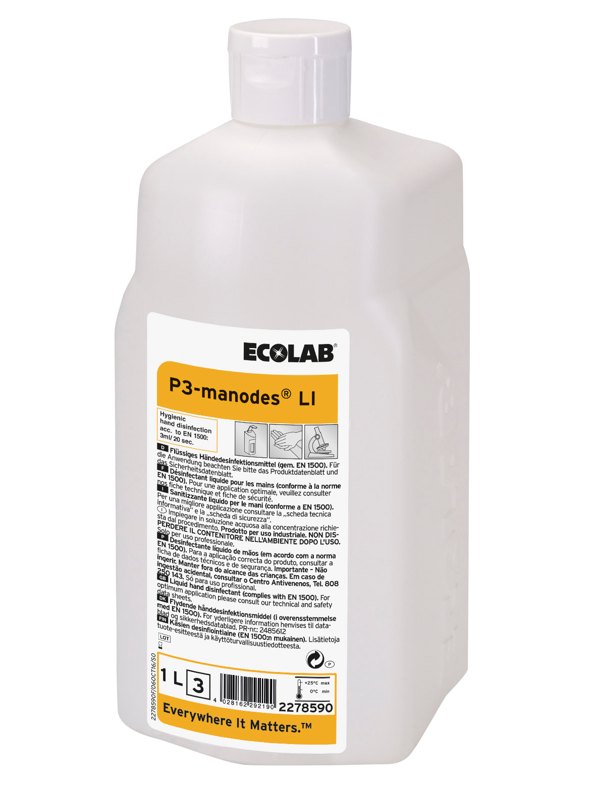 Disinfettante per le mani P3 Manodes *