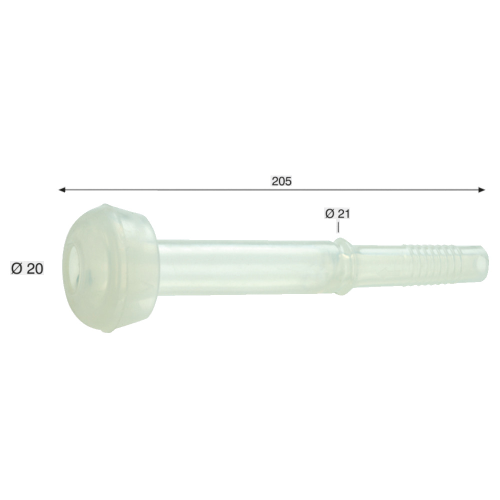 Zitzengummi Ziege Silikon Ø 20 mm