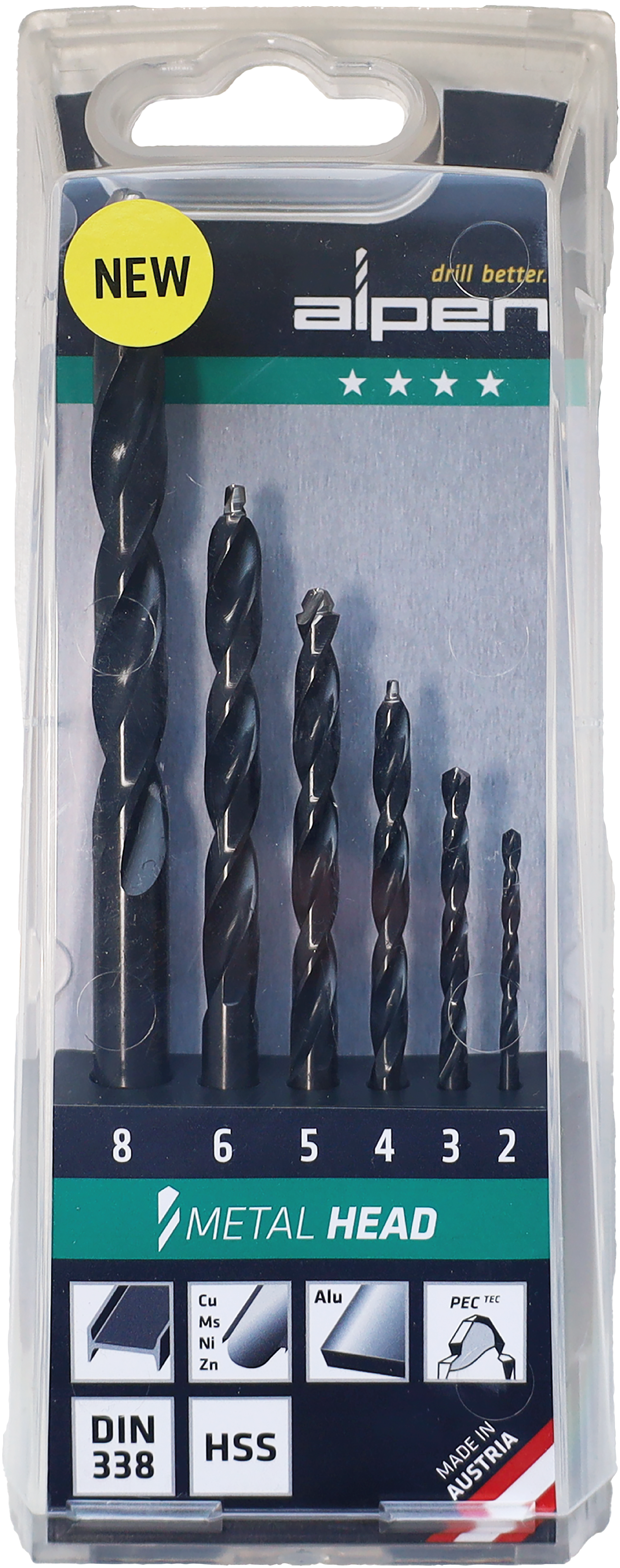 Bohrerkassette TM 6 2-8 mm 6tlg