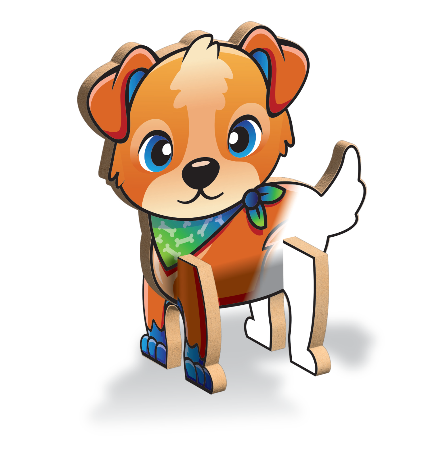 Create N Colour Hund + Schwein