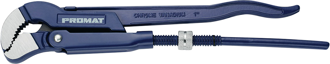 Eckrohrzange Gesamtlänge 560 mm Spannweite 0-85 mm für Rohre 3 Zoll
