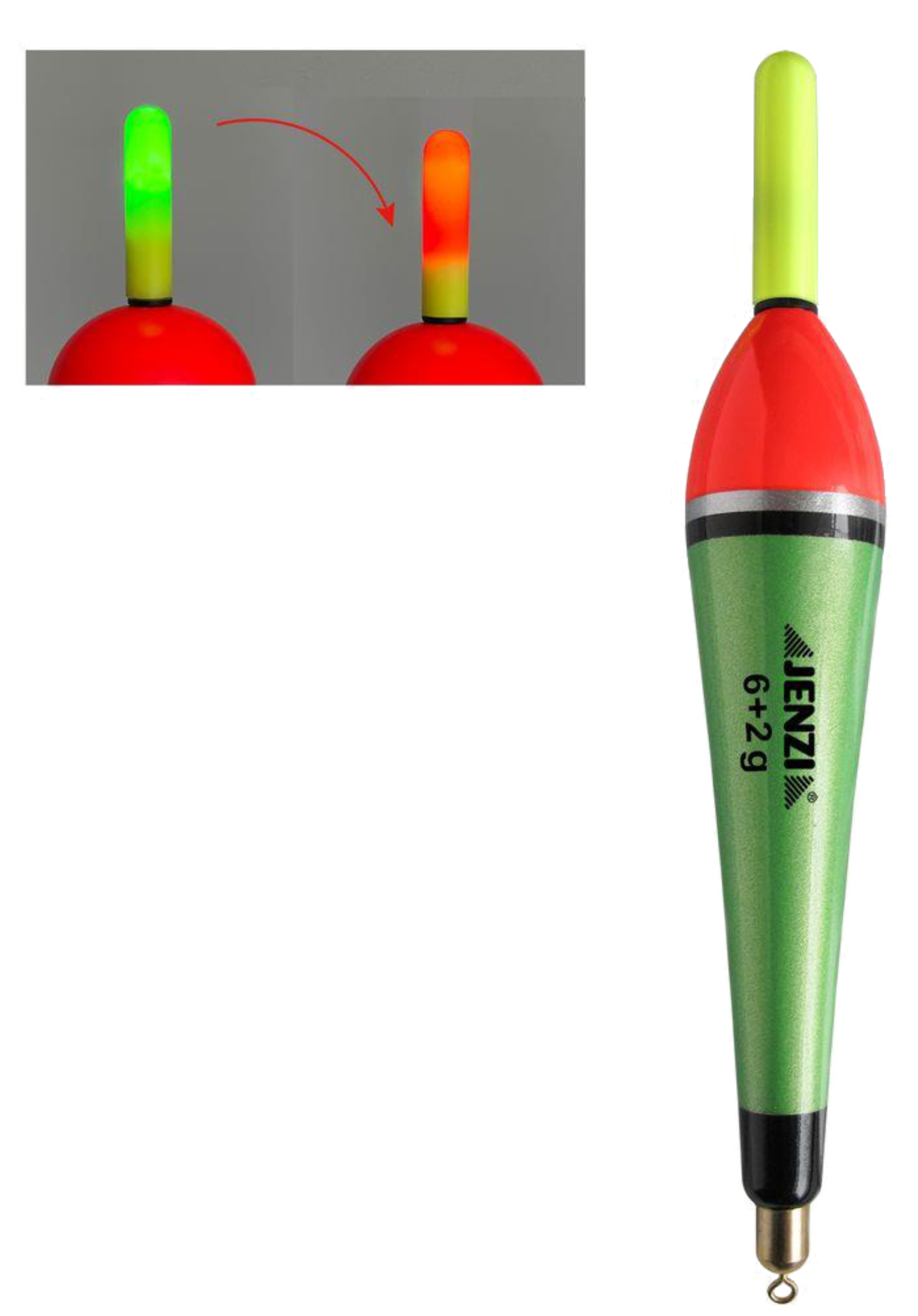 Electric float with bite indicator