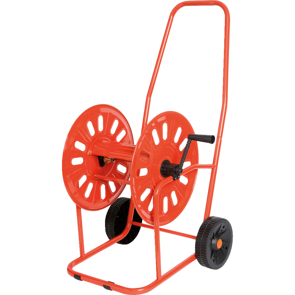 Schlauchwagen Metall pulverbe.