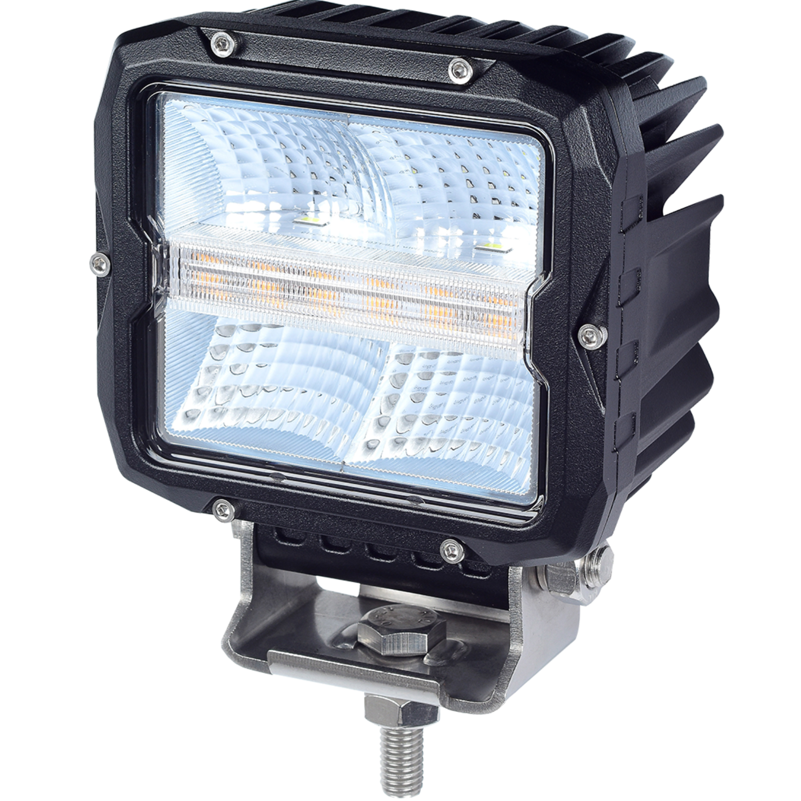 LED-Arbeitsscheinwerfer 12/24V 60W, Blitz-, Positionslicht