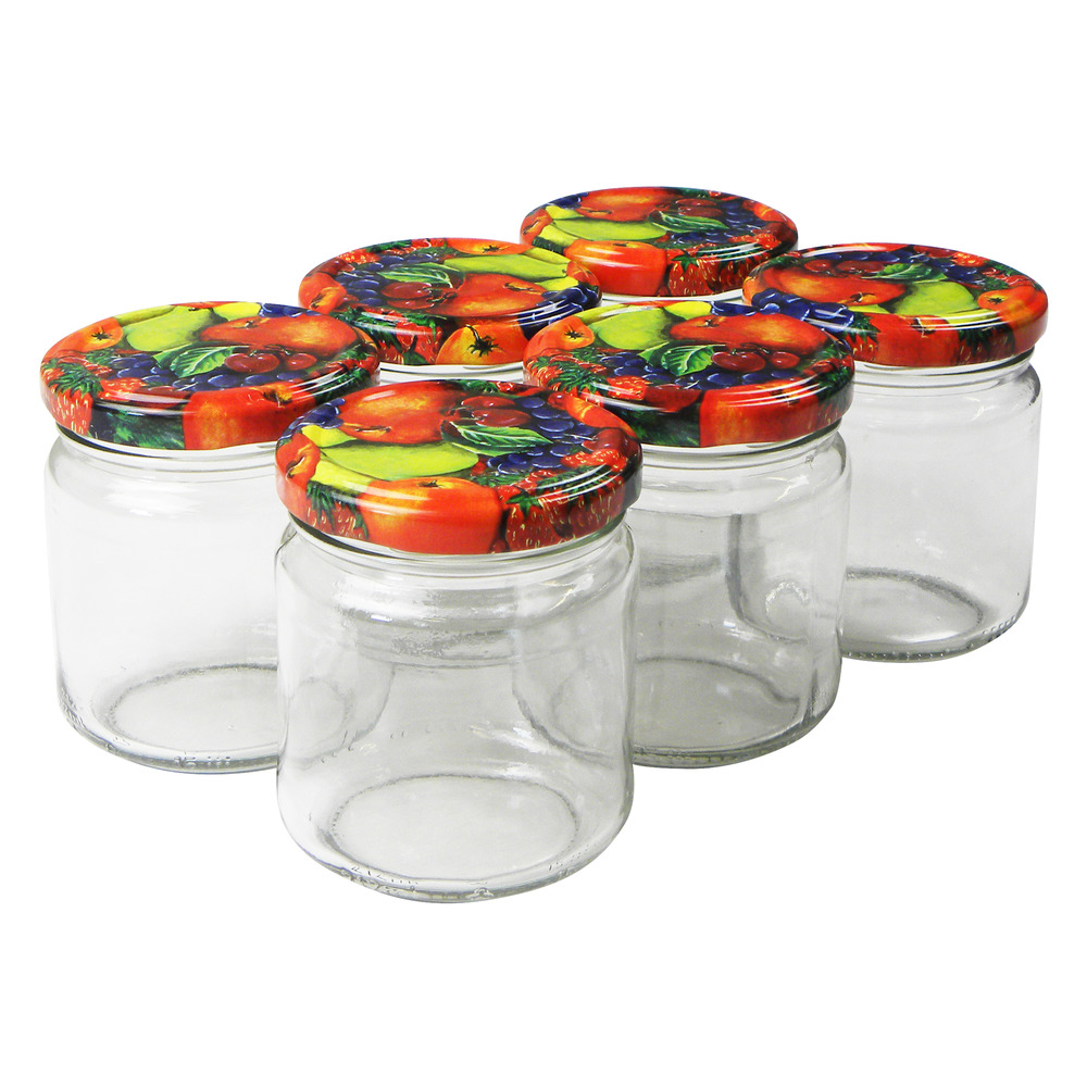 Einkochgläser 6 Stk. im Set