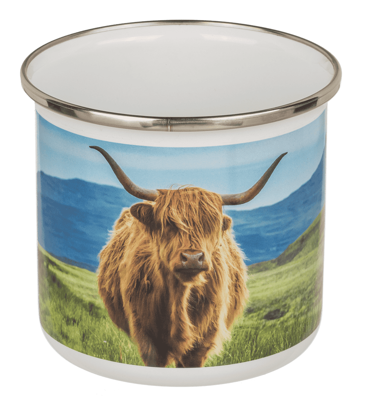 Mug en Émail Vache Highland 350 ml