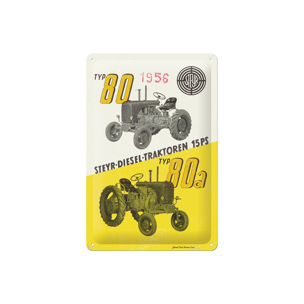 Blechschild 'Steyr Type 80/80a'-FA119477