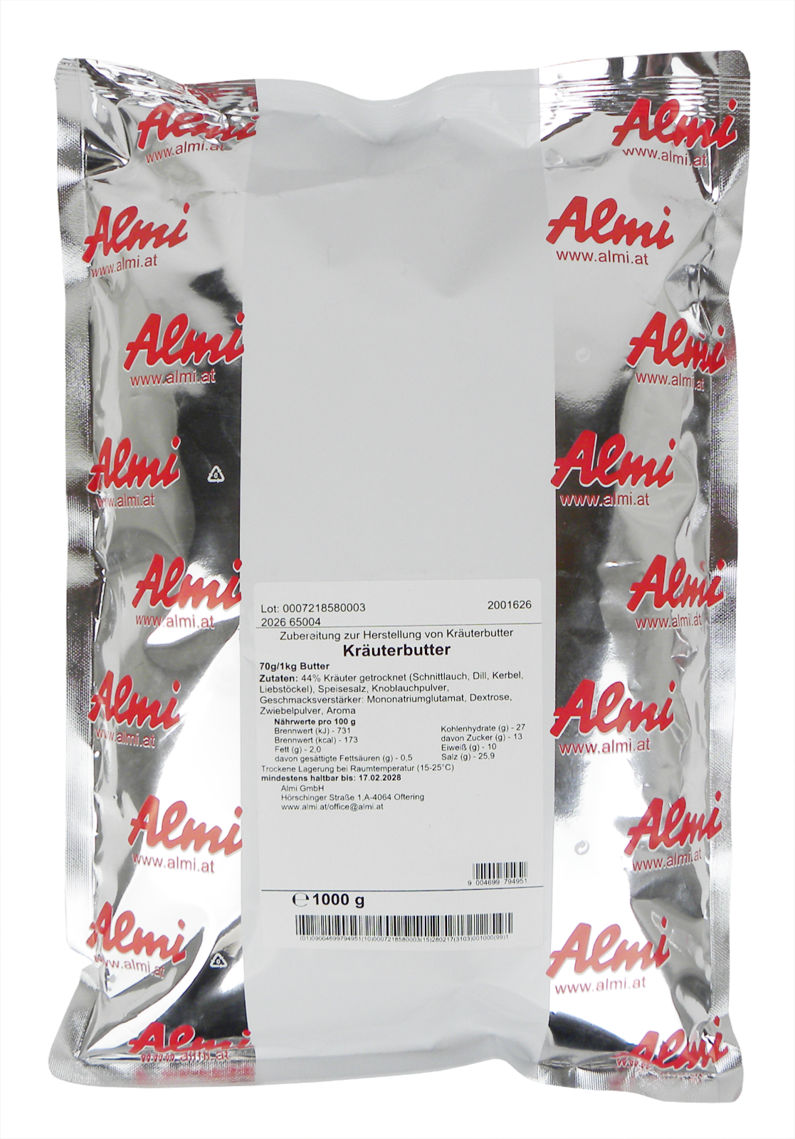 Gewürzmischung Kräuterbutter 1kg