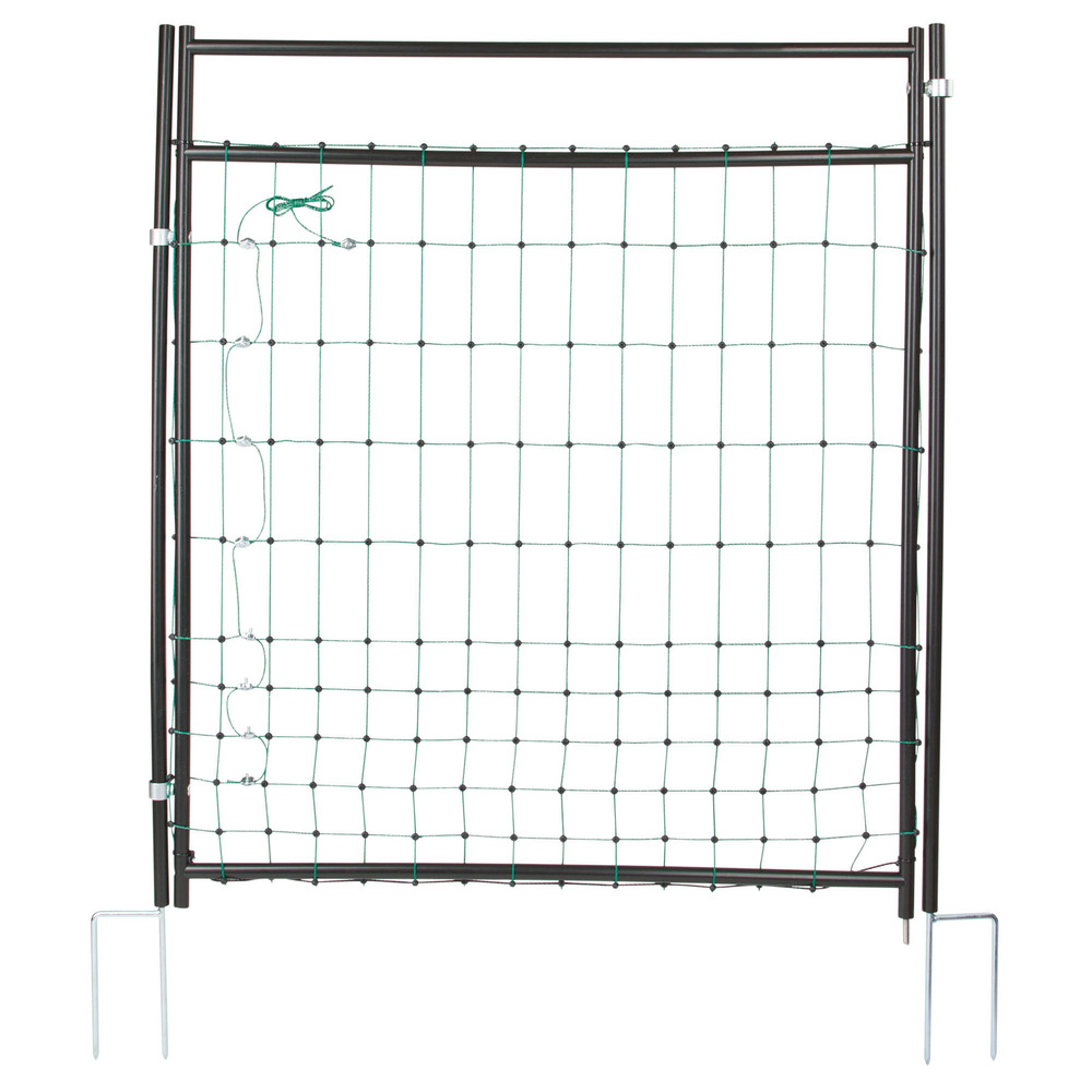 Door for electric fence nets