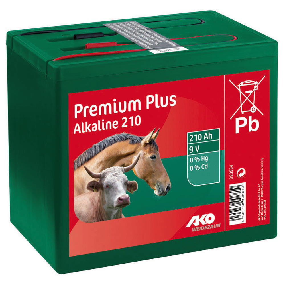 Weidezaunbatterie Alkaline 9 V, 210 Ah Weidezaunbatterie Alkaline 9 V, 210 Ah