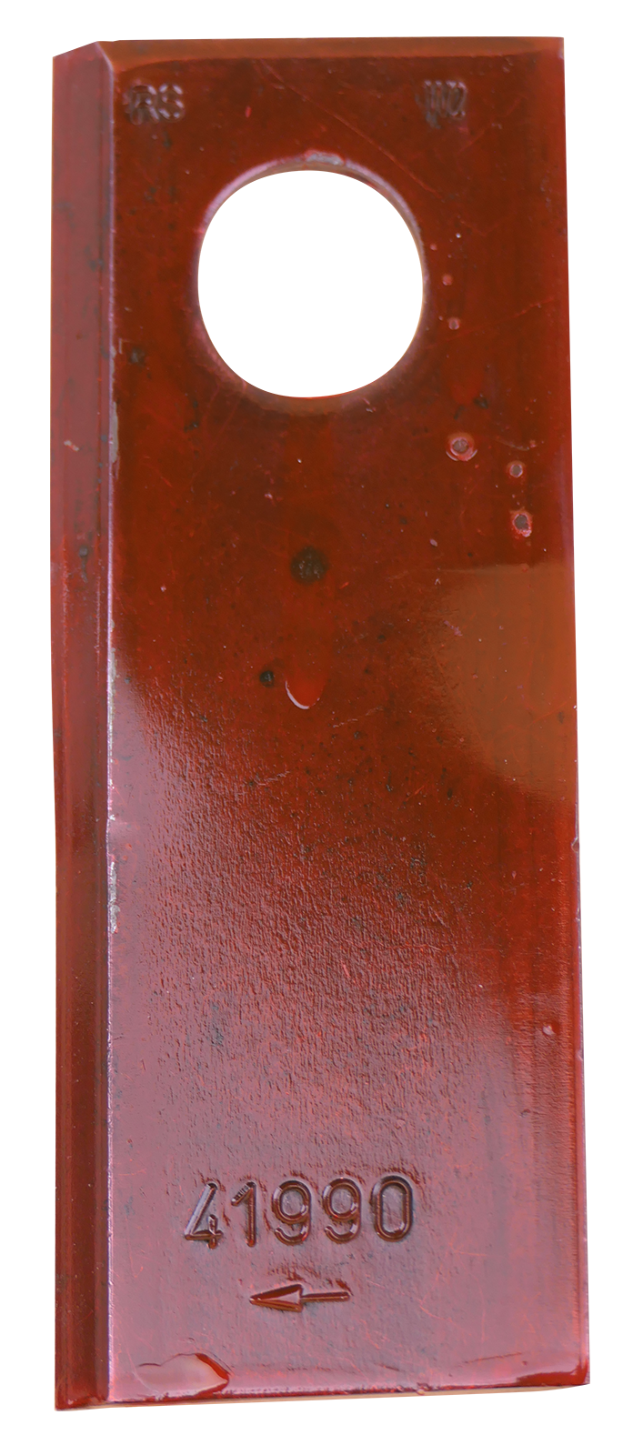 Kreiselmäherklinge 126x45x4mm, Langloch 20,5x23mm passend zu Deutz-Fahr, Kubota, Kuhn, Kverneland, Taarup, Vicon