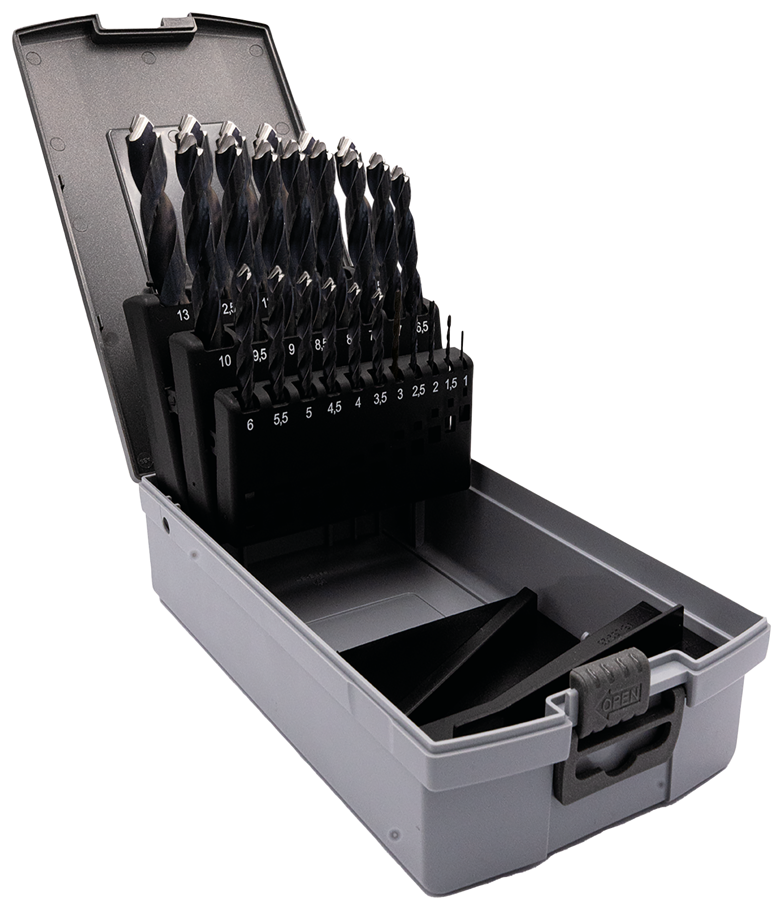 Drill bit set KP25 1-13 mm 25-piece