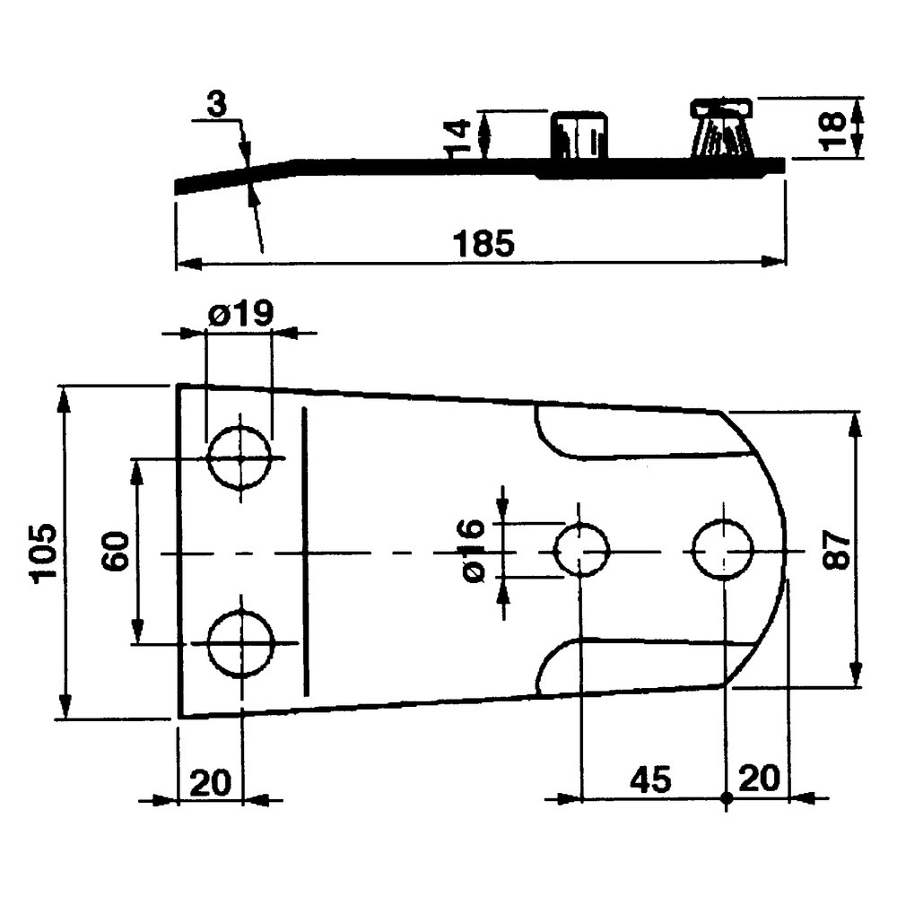 Blade holder suitable for FELLA