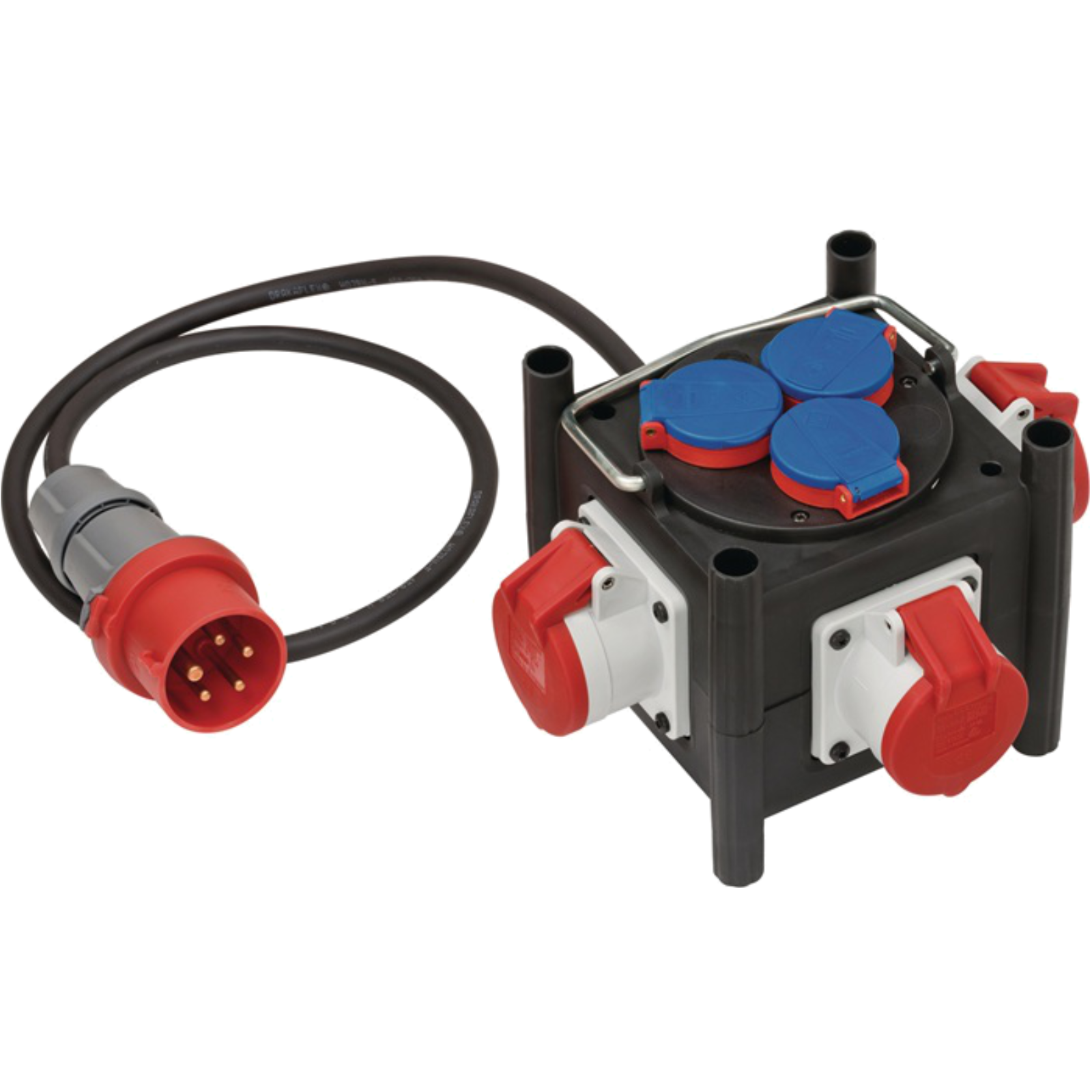 Kleinstromverteiler 400 V 16 A 3 x CEE400V + 3 x 230 V