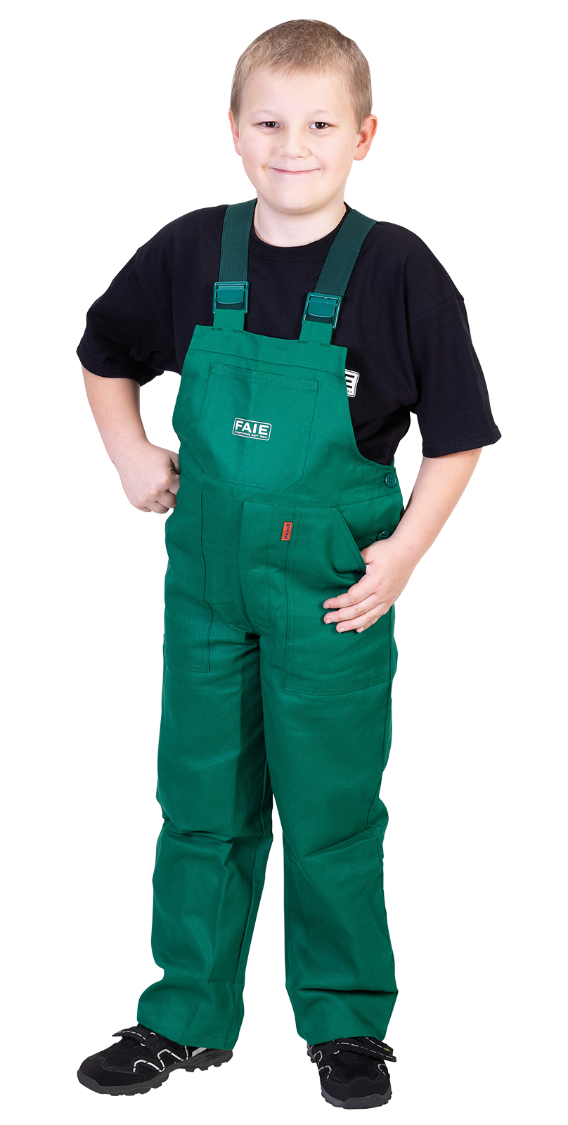 Salopette enfant verte