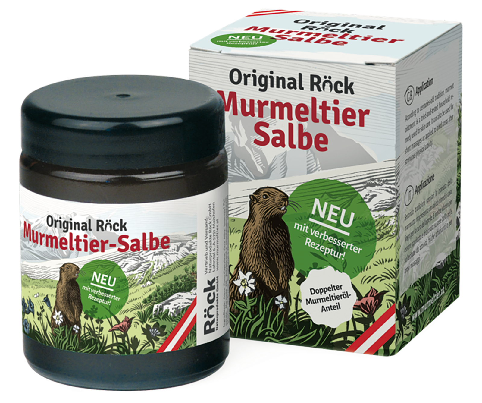 Murmeltiersalbe 100ml mit doppeltem Murmeltierölanteil