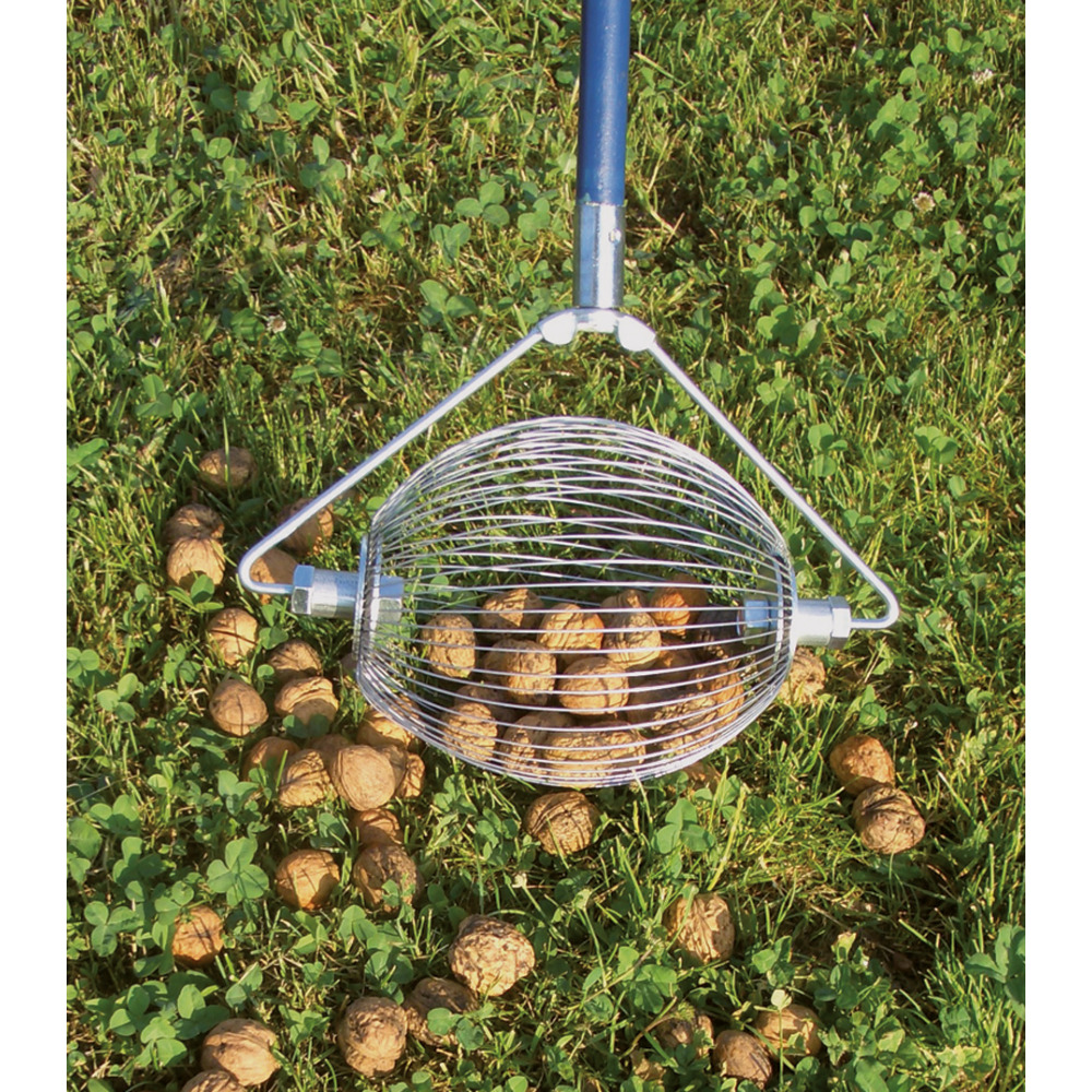 Obstsammler Roll Blitz mit Alu-Teleskopstiel und Entleerungsbügel, für Äpfel und Birnen