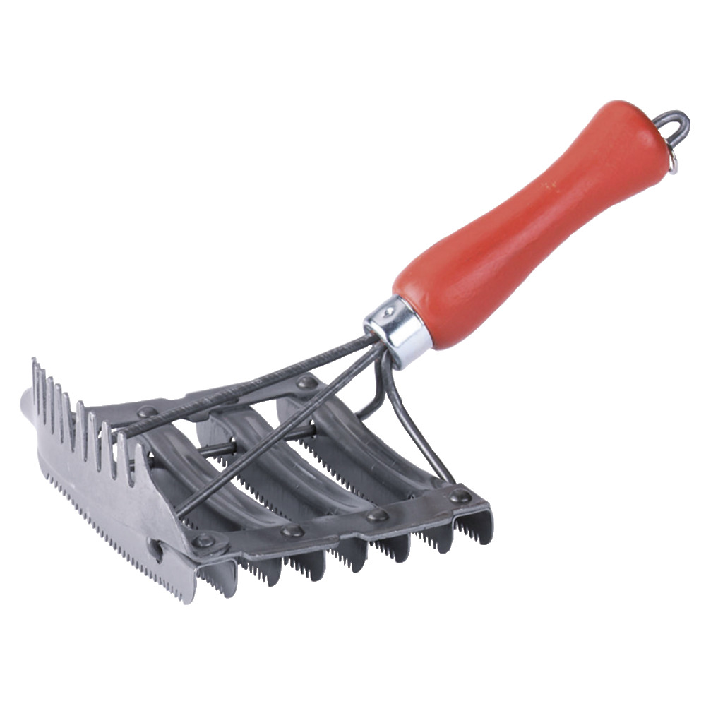 Metallstriegel mit Mähnenkamm