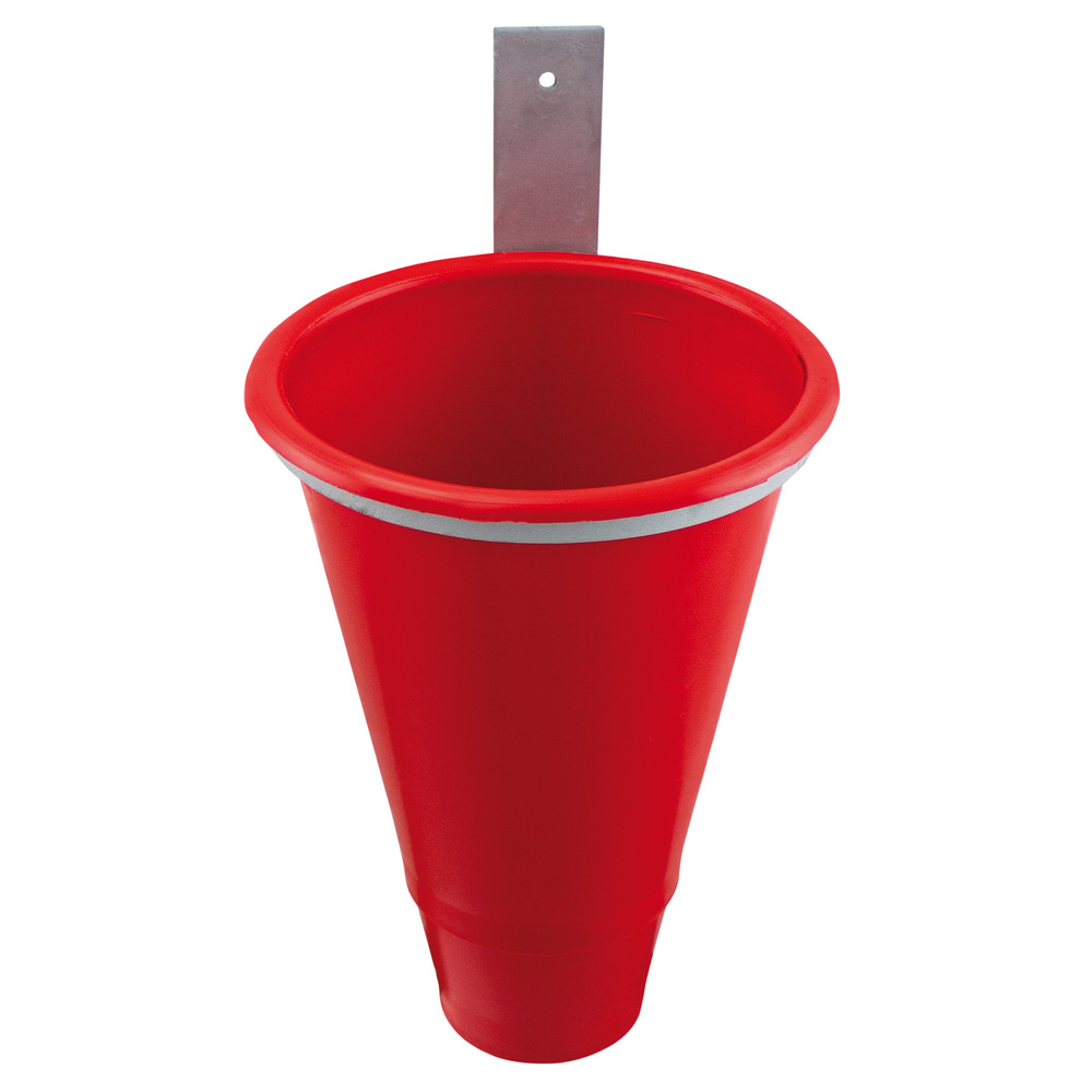 Schlachttrichter aus PVC mit Wandhalter