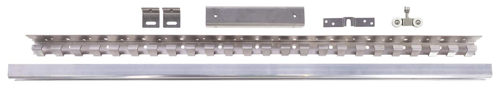 Extension kit for side-sliding strip curtain