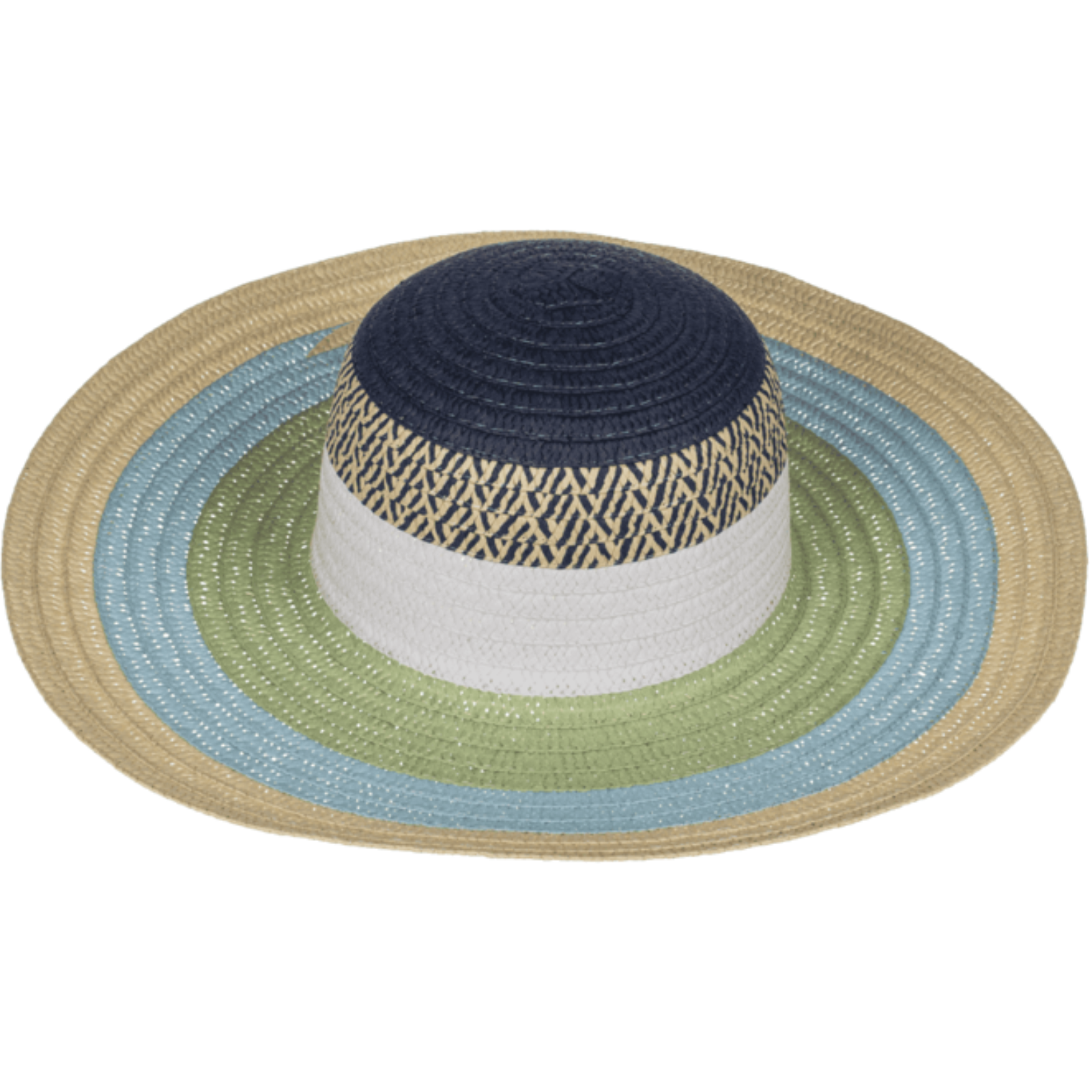 Cappello di paglia Happy Colors taglia unica Cappello di paglia Happy Colors taglia unica