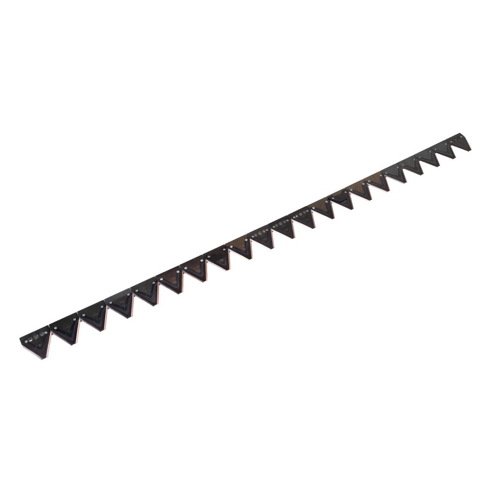 Mähmesser zu Rapid EURO-3 mit Mulchzusatz links und rechts, 2 Gewindelöcher M8, LA=122 mm