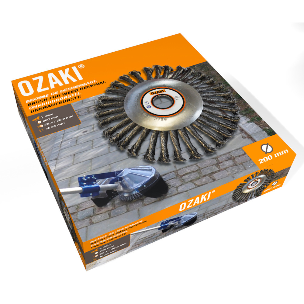 Unkrautbürste Metalldraht