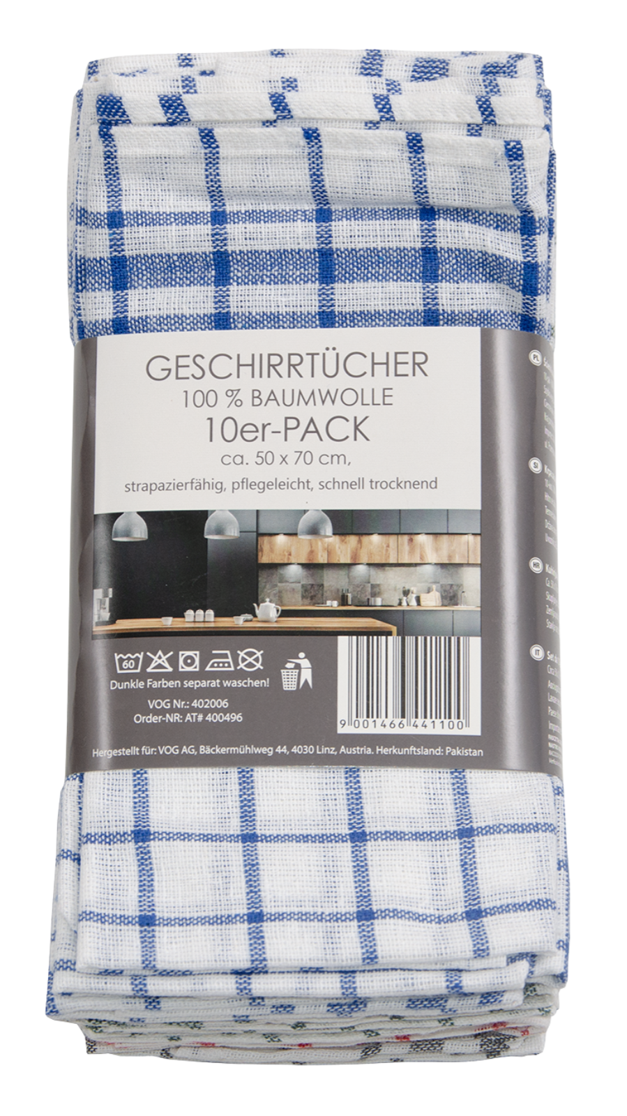 Dish towels, pack of 10  50 x 70 cm