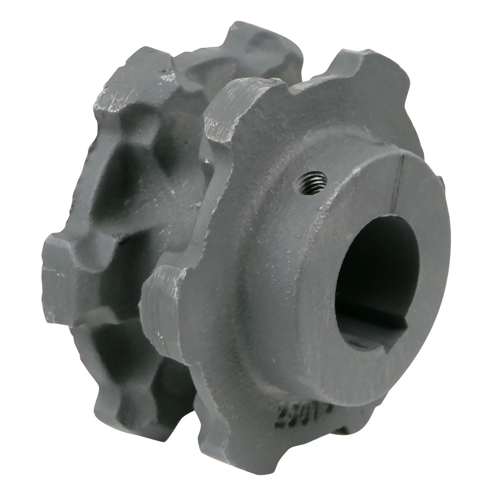 Kettennuss 10x31 offen, Bohrung Ø40mm, KN12mm Außen-Ø127mm, in GG25