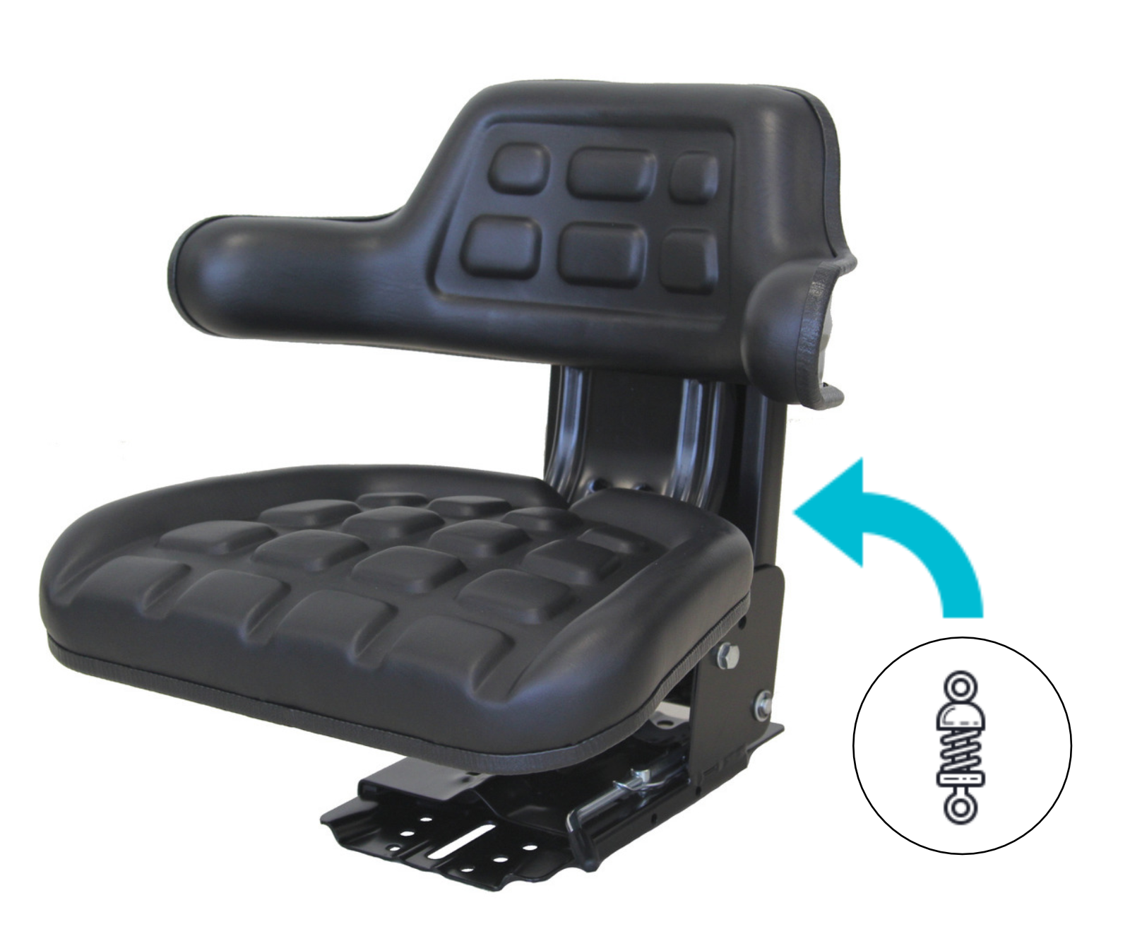 Siège de tracteur / siège de tracteur VARIO avec supports latéraux