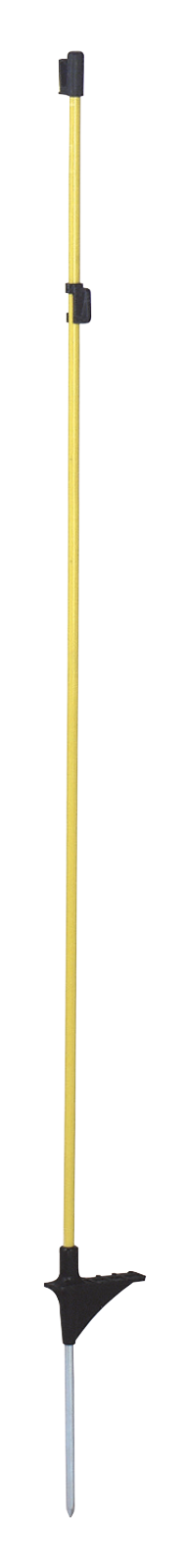 Fiberglaspfahl 110 cm oval gelb 10 Stk.