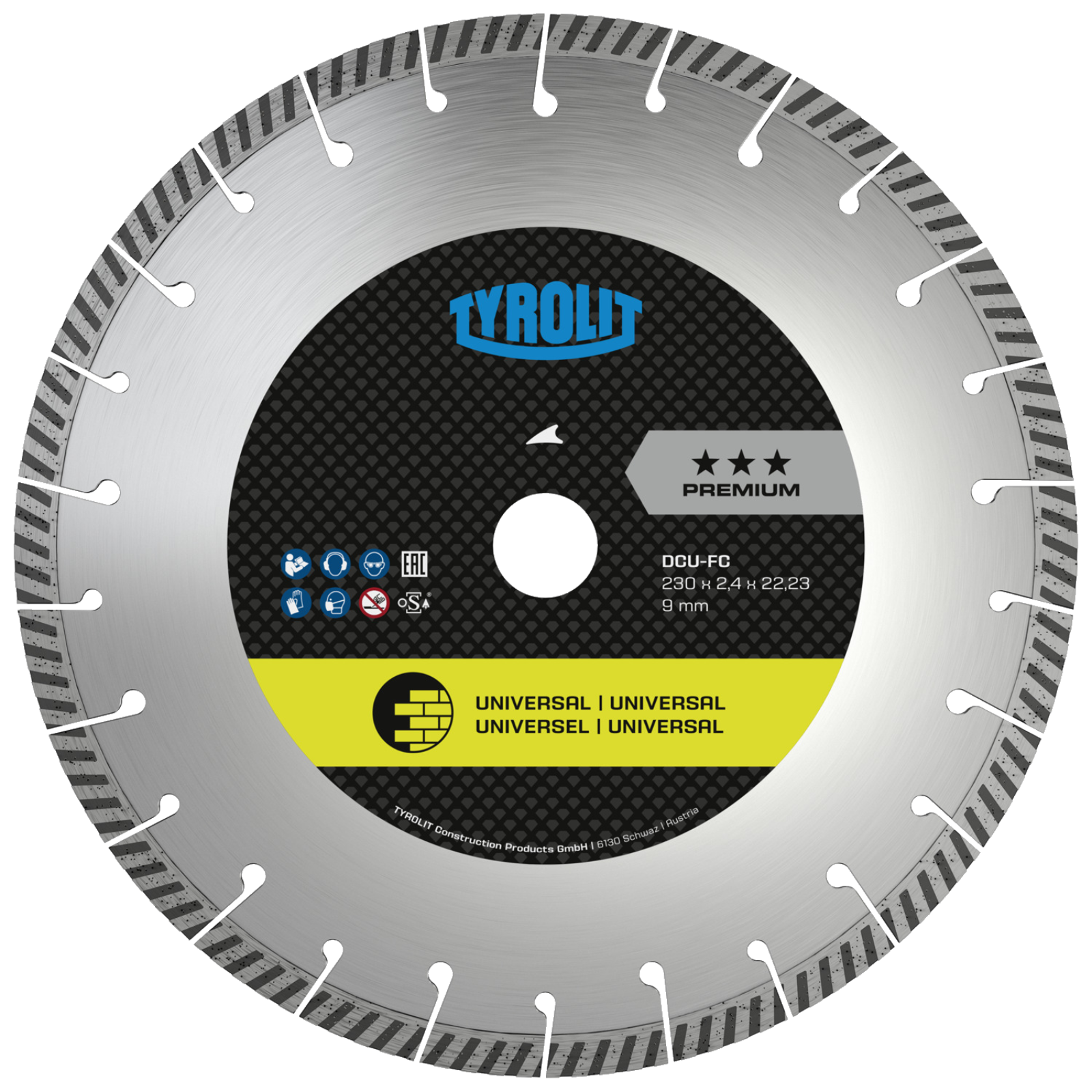 Diamant-Trennscheibe Prem. Fastcut C6R