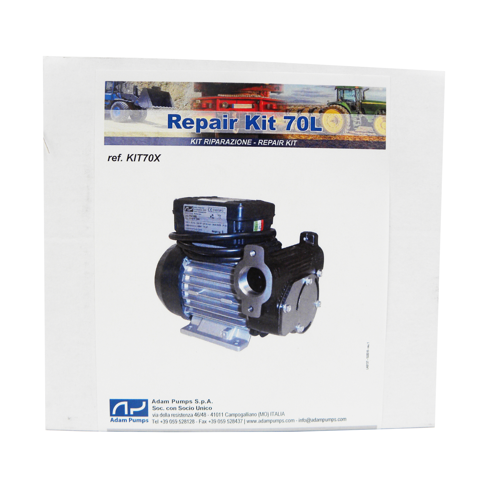 Reperatur-Kit für Dieselpumpe 60/80 Liter