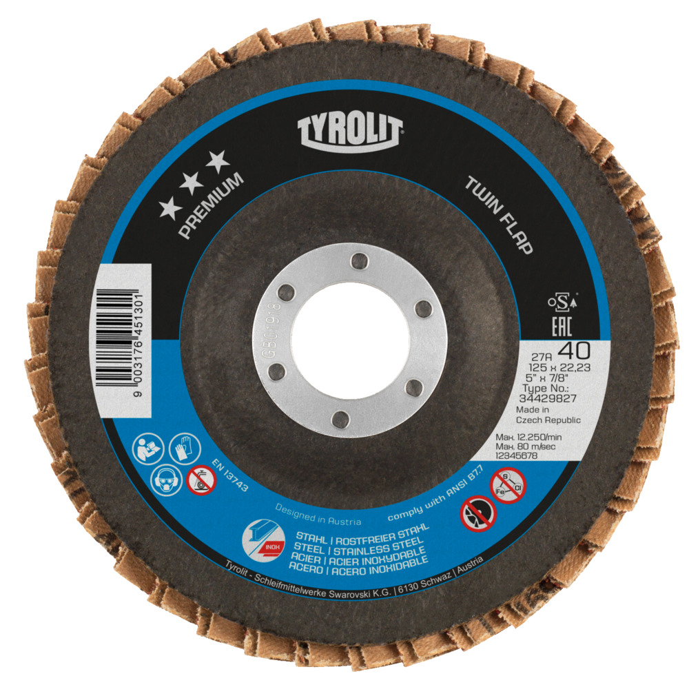 Fächerscheibe TWINFLAP 125 mm