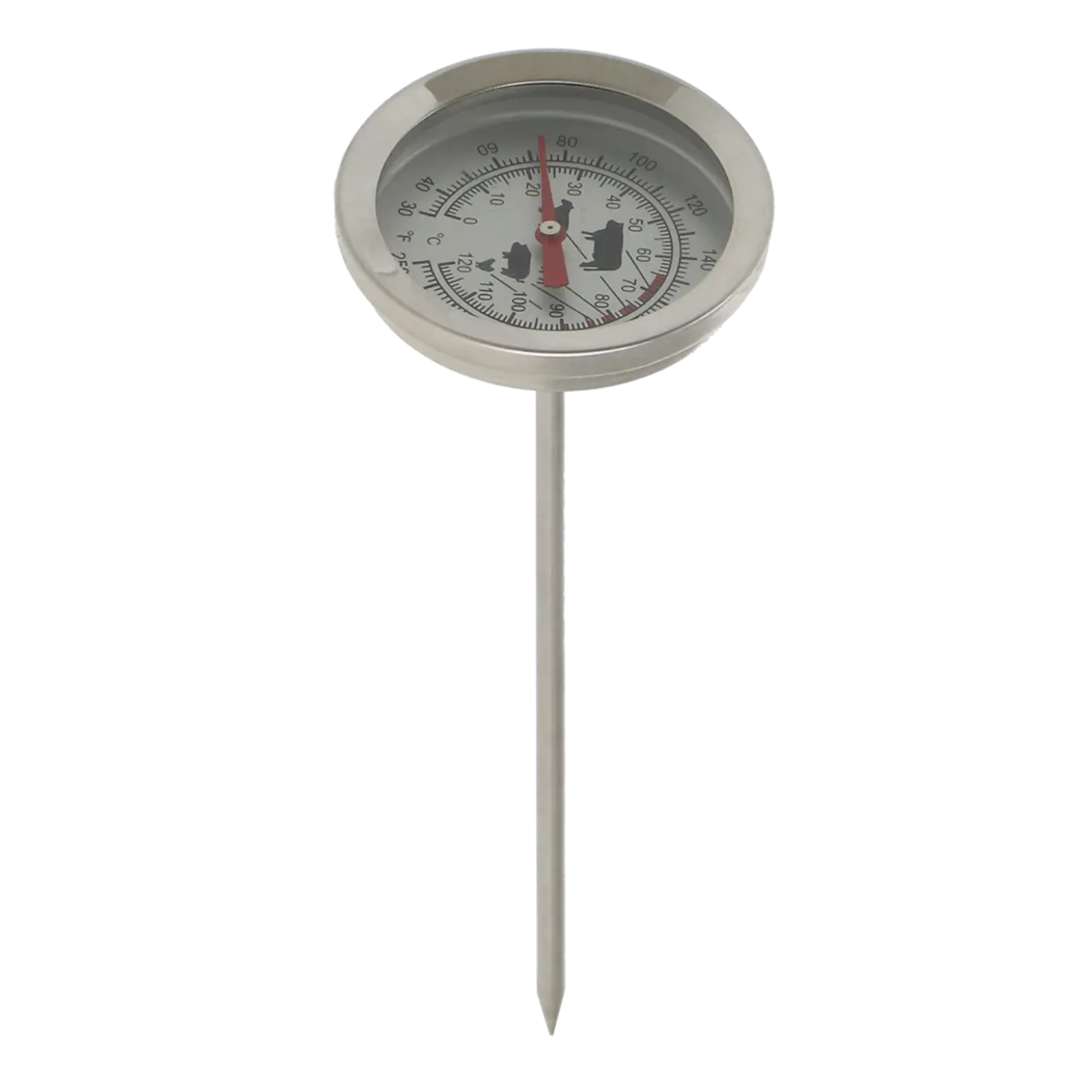 Fleischthermometer Analog Edelstahl