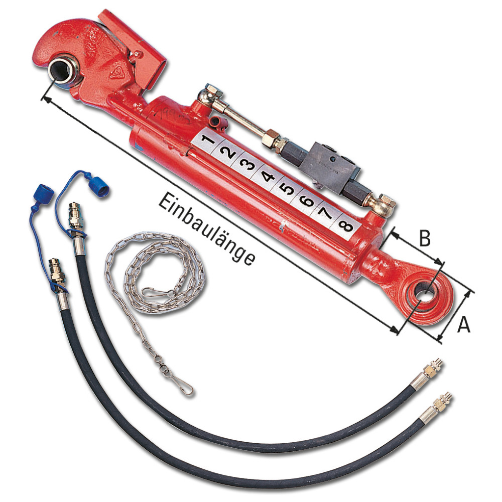 Hydraulischer Oberlenker mit Fanghaken Kat. 2