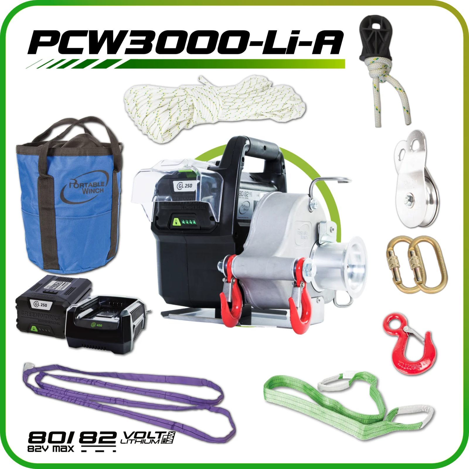 PCW 3000 Akku Forst Set 