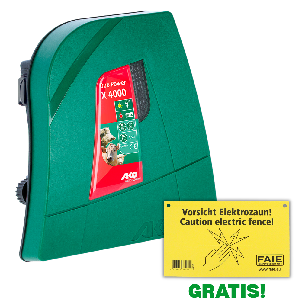Weidezaungerät Duo Power  X 4000 - 12/230 V