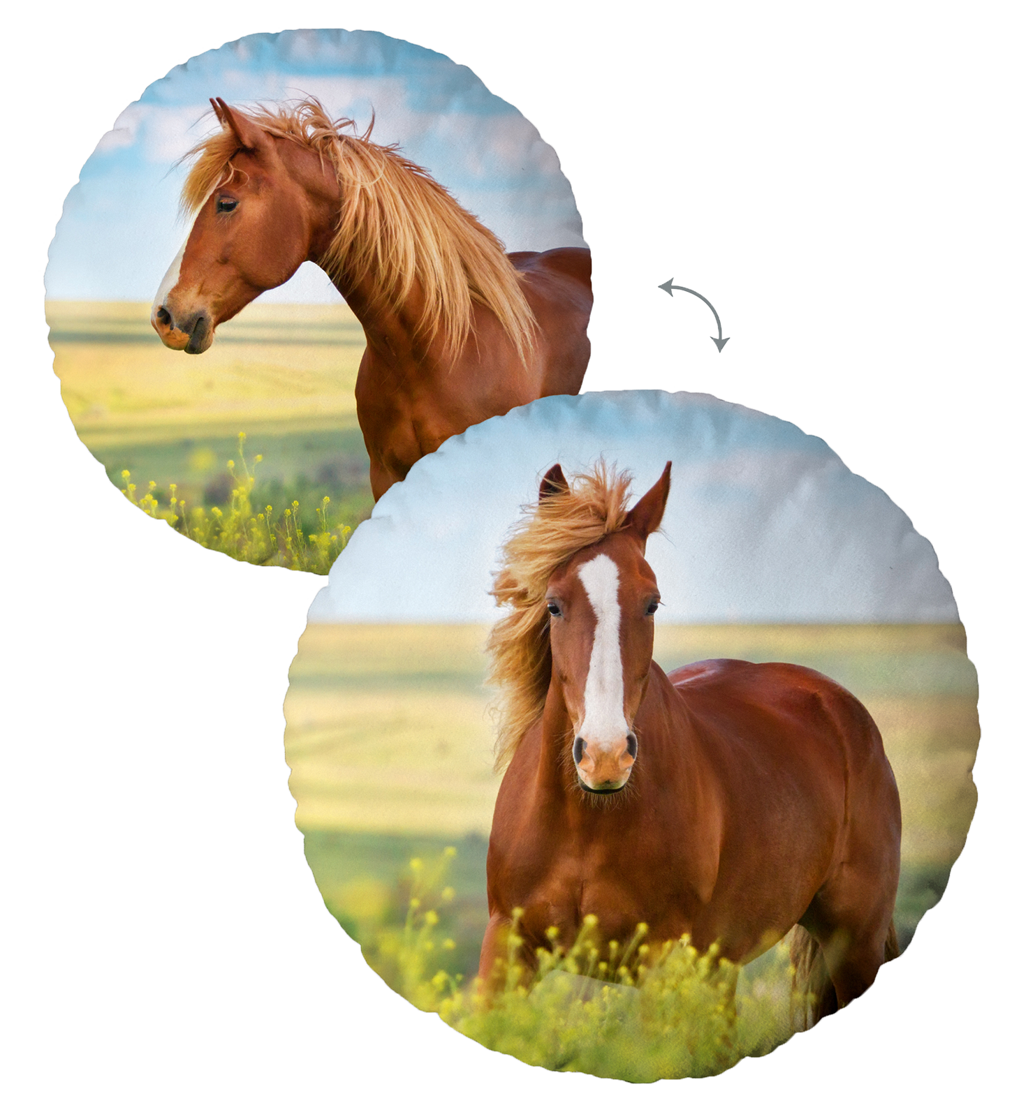 Dekokissen Pferd