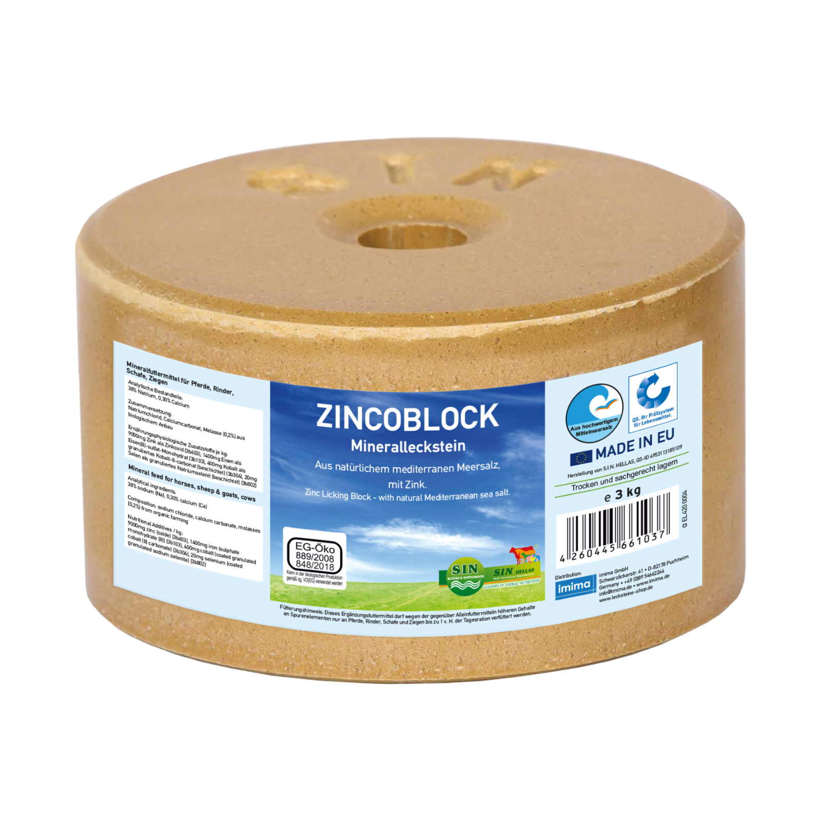 Leckstein Zincoblock 3 kg-FA120914