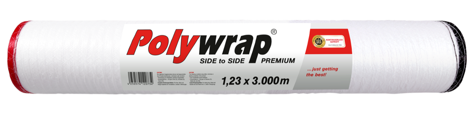 Rundballennetz Polywrap Premium 1,23 x 3.000 m