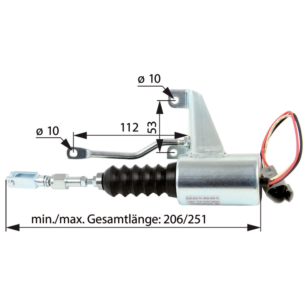 Stop solenoid switch
